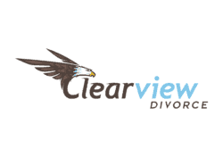Clearview Divorce Brand Identity Logo Design