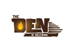 Den on Sunset Bar Brand Identity Design Logo
