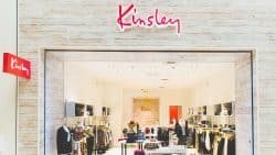 Kinsley Brand Identity Logo Design Store Signage