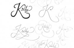 Kinsley Logo Design Sketch