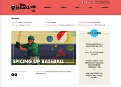 Heckler Baseball Front Page