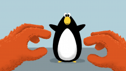Gritty Animation Penguin