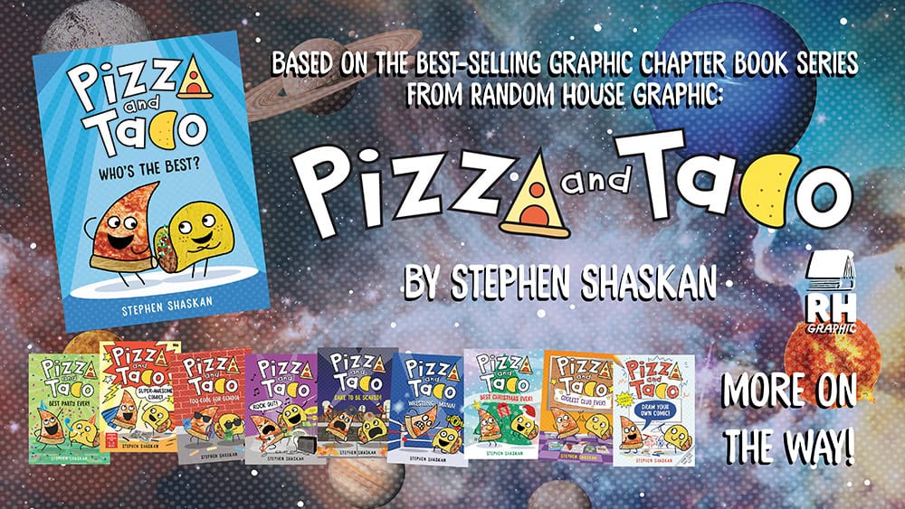 Pizza + Taco Books Endcard