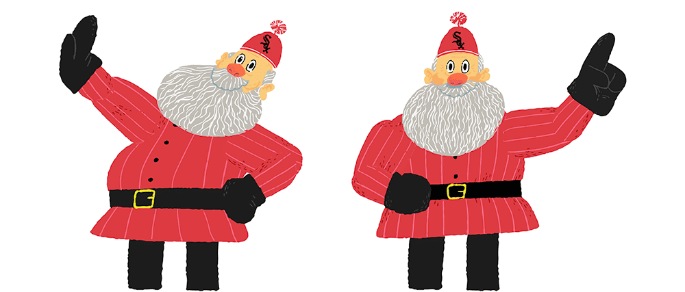Sox Santa Character Design