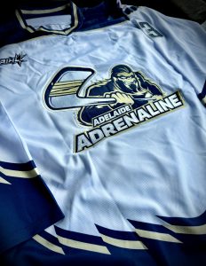 Adelaide Adrenaline Hockey Jersey Logo Design